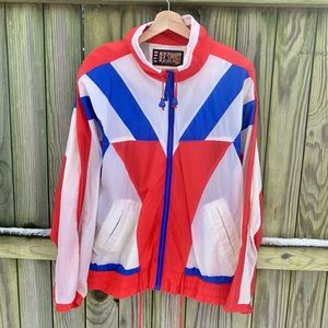 80’s River Edge Sports Nylon Windbreaker Jacket